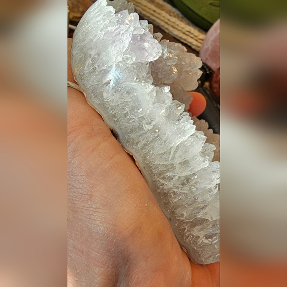 Large Natural Clear Quartz w/light Pink Hue - Picture 10 of 16